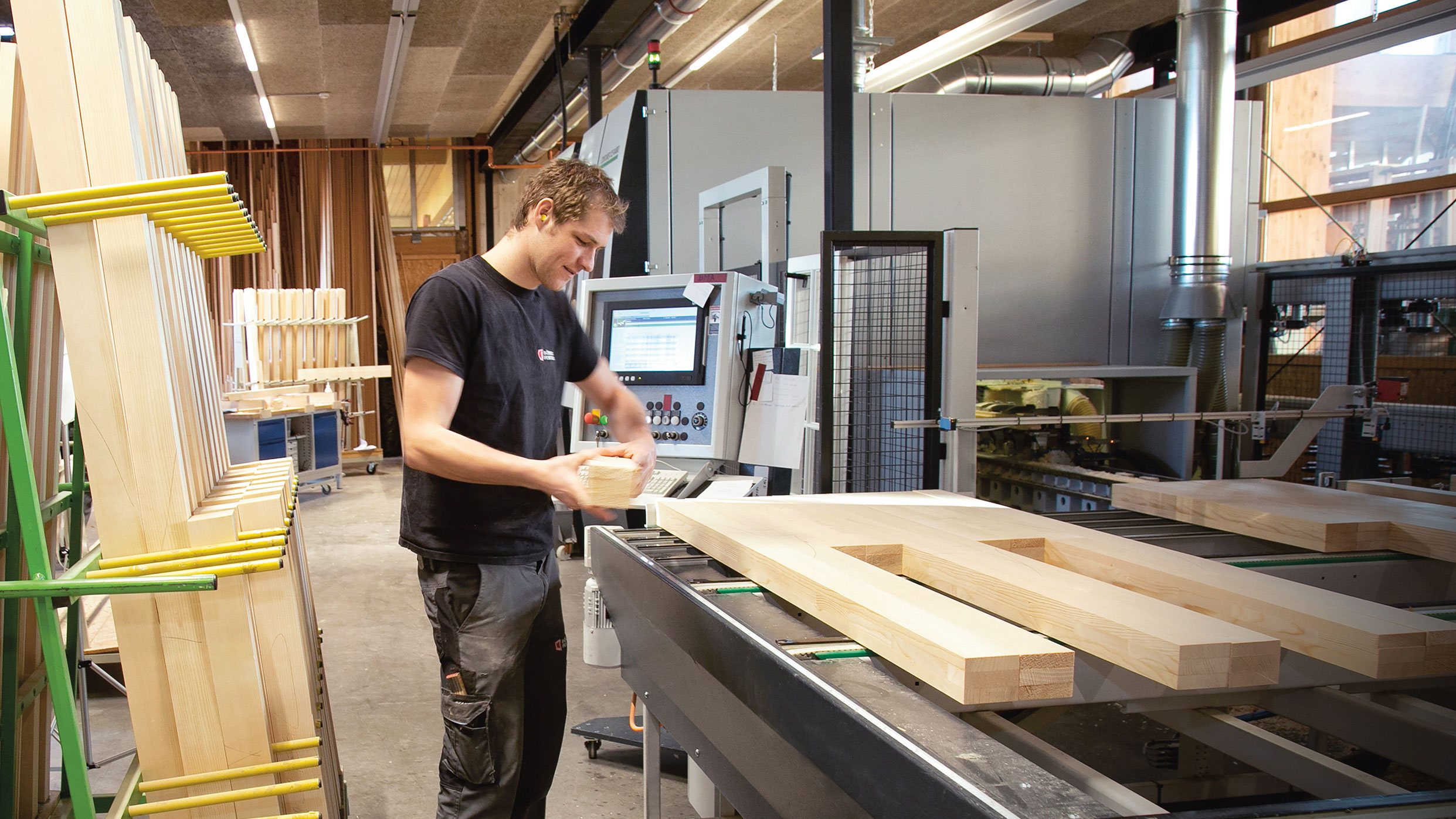 Böhler Fenster Mitarbeiter bei der Arbeit