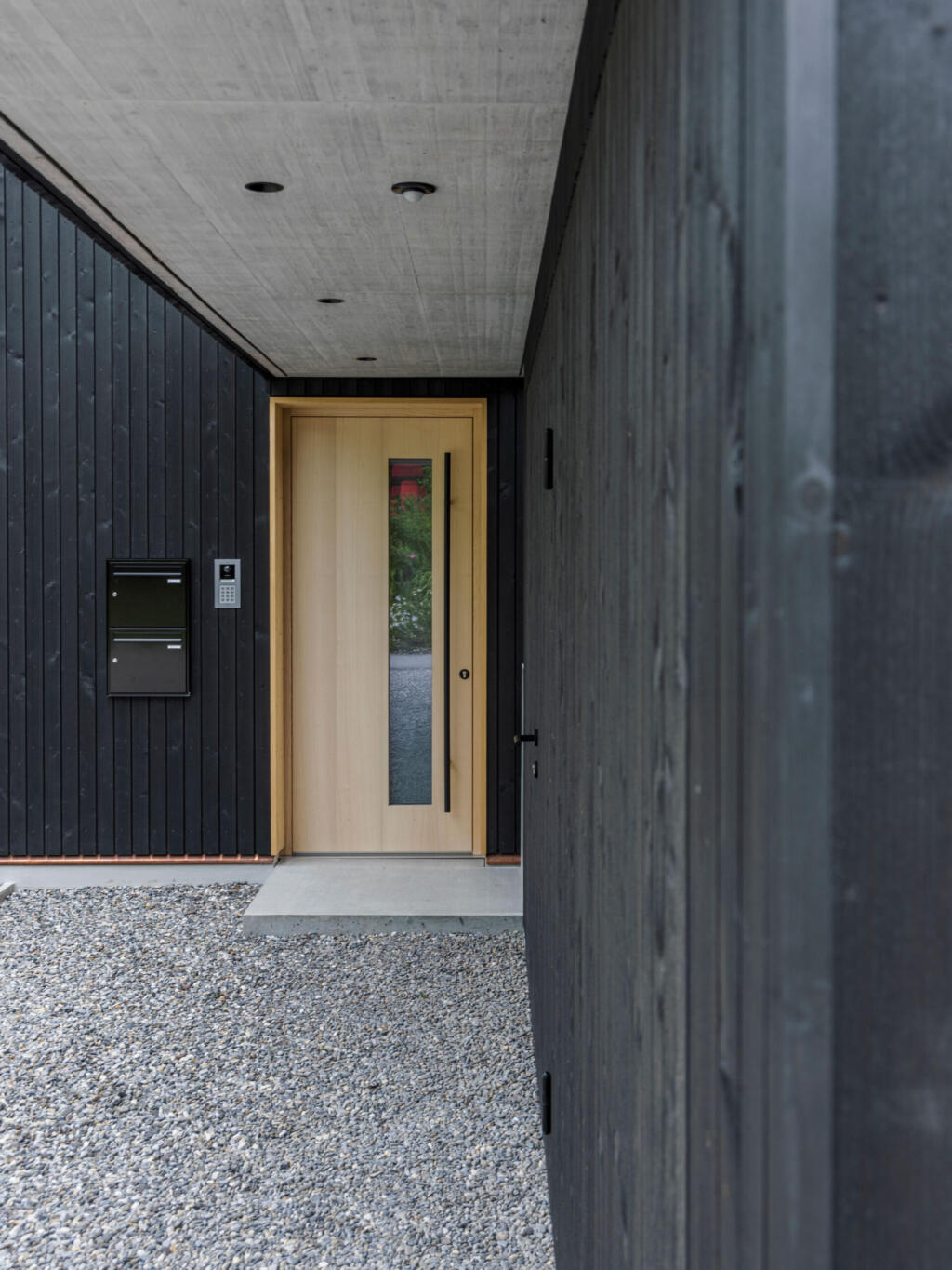 Außenansicht Eingangsbereich Haus F