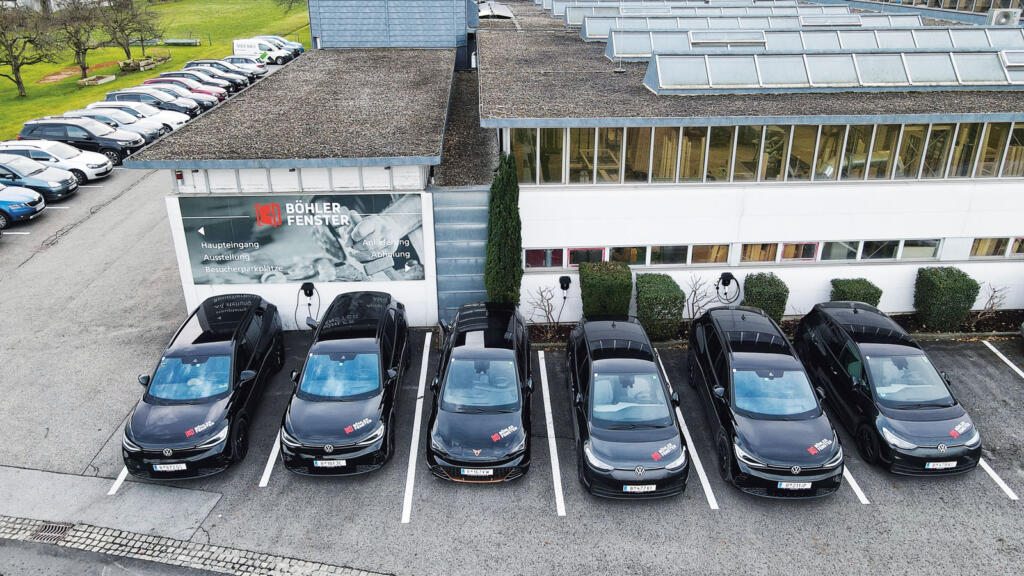 E-Auto Flotte Böhler Fenster E-Auto Flotte Böhler Fenster