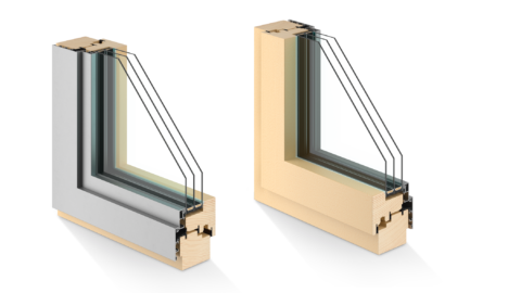 Rendering Holzalufenster boe_classicplus